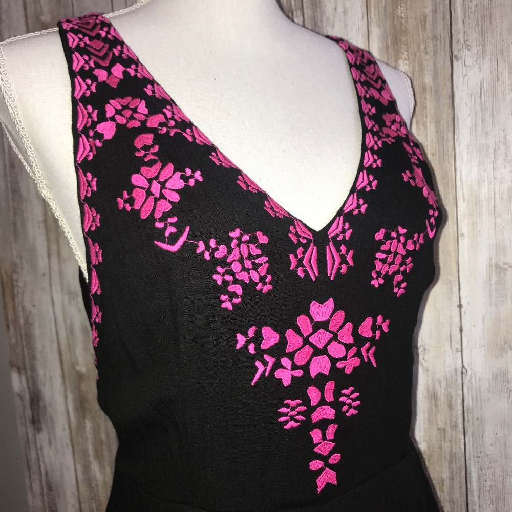 Embroidered Romper